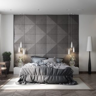 Grey and white